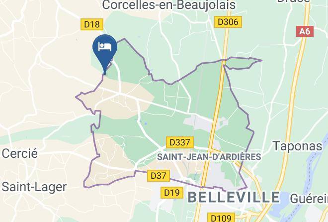 Rhone - Chateau Hotel De Pizay Maps