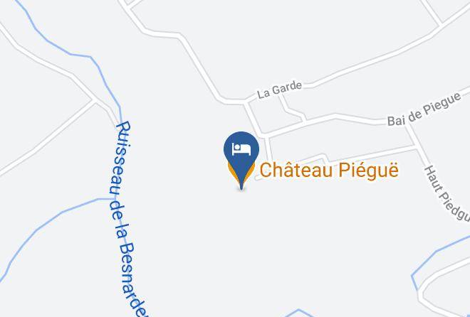 Chateau Piegue Map