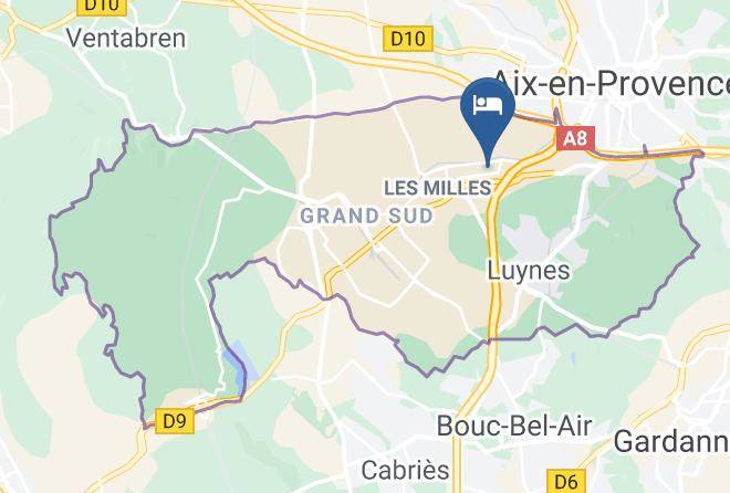 Bouches Du Rhone - Chateau Pioline Maps