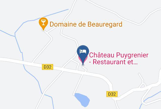 Dordogne - Chateau Puygrenier Restaurant Et Chambre D'hotes Maps