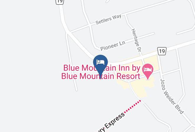 Chateau Ridge Resort Homes By Blue Mountain Resort Map