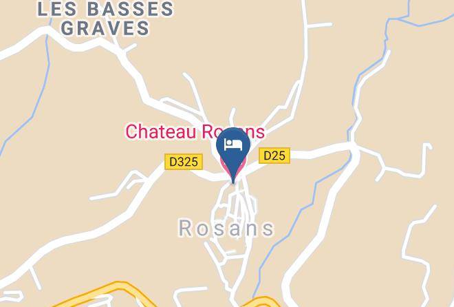 Hautes Alpes - Chateau Rosans Maps