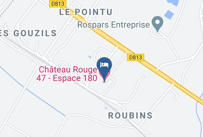 Lot Et Garonne - Chateau Rouge 47 Espace 180 Maps