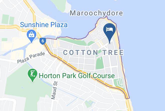 Sunshine Coast - Chateau Royale Beach Resort Maps