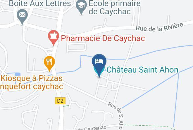 Gironde - Chateau Saint Ahon Maps