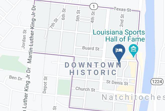 Natchitoches Par - Chateau Saint Denis Hotel Maps