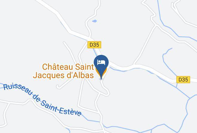 Aude - Chateau Saint Jacques D'albas Maps