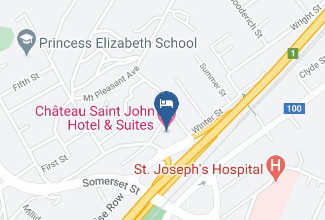 Saint John - Chateau Saint John Hotel & Suites Maps