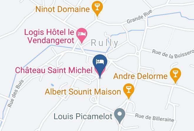 Saone Et Loire - Chateau Saint Michel Maps
