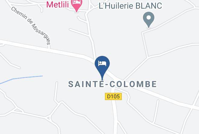 Herault - Chateau Sainte Colombe Maps