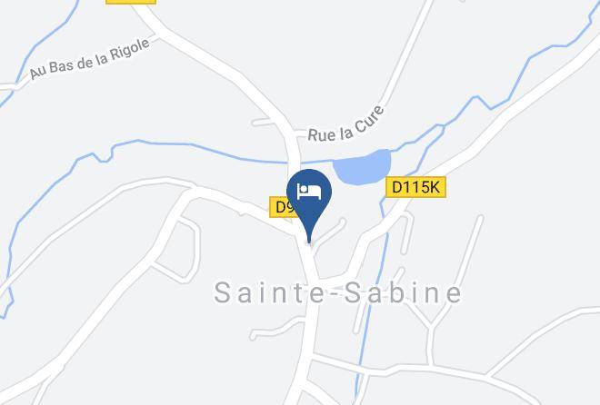 Cote D Or - Chateau Sainte Sabine Maps
