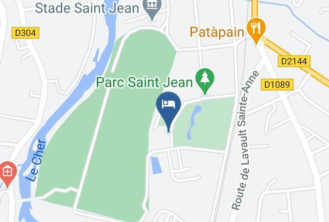 Allier - Chateau Saint Jean Maps