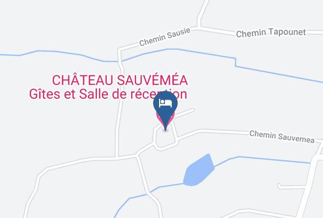 Pyrenees Atlantiques - Chateau Sauvemea Gites Et Salle De Reception Maps