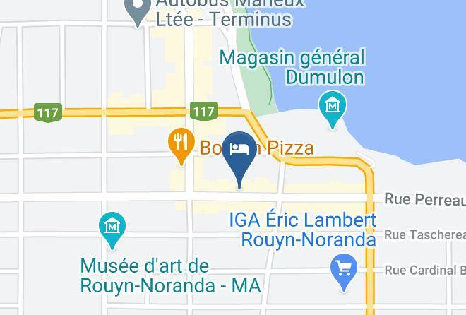 Rouyn Noranda - Chateau Spa Central Maps