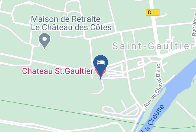 Indre - Chateau St Gaultier Maps