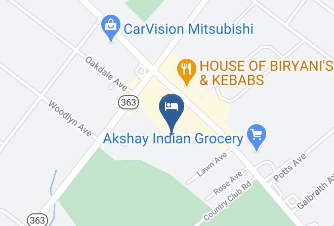 Chateau Valley Forge Map