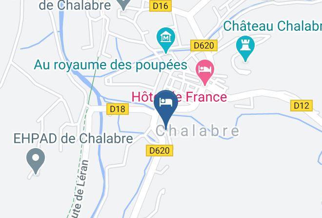 Aude - Chateau Terre Blanche Maps