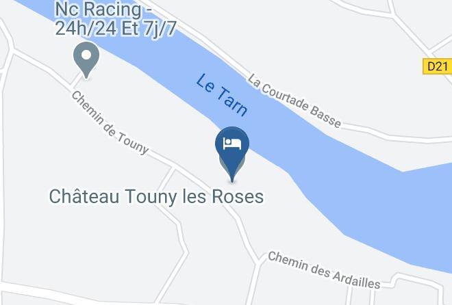 Tarn - Chateau Touny Les Roses Pres D'albi Maps