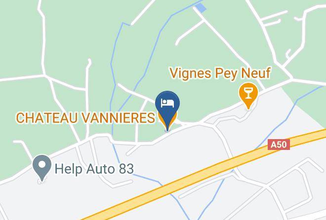 Var - Chateau Vannieres Maps