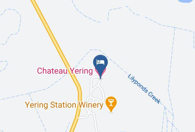 Yarra Ranges - Chateau Yering Hotel Maps