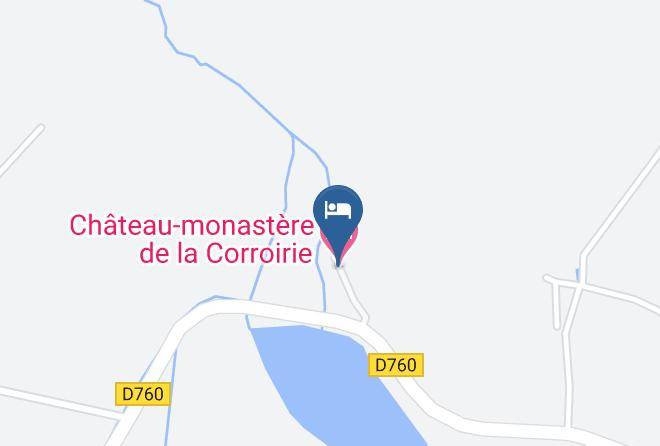 Indre Et Loire - Chateau Monastere De La Corroirie Maps