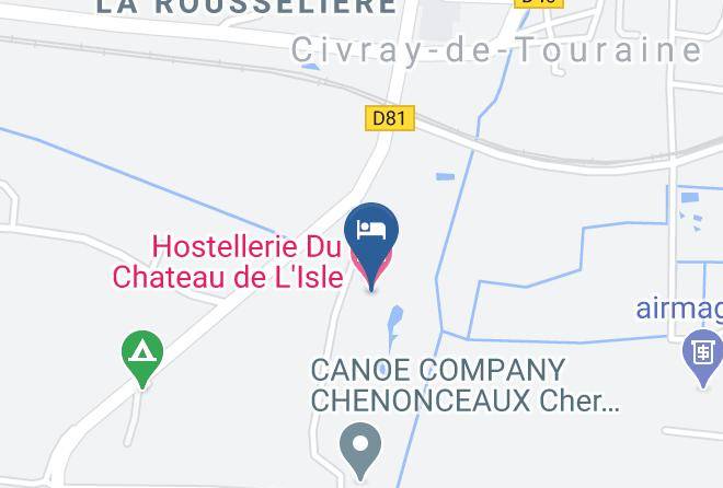 Indre Et Loire - Chateaux Demeures Chateau De L'isle Maps