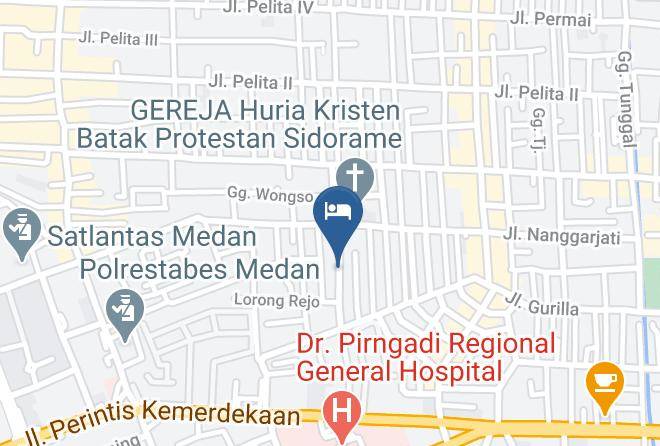 Kota Medan - Chaterine Dorowati Kost Medan Maps