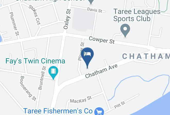 Mid Coast - Chatham Motel Taree Maps