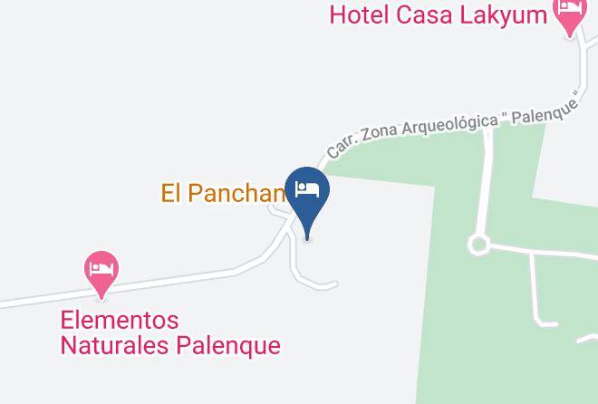 Palenque - Chato`s Cabanas By Panchan Maps