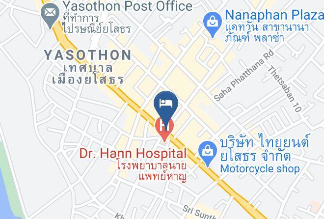 Amphoe Mueang Yasothon - Chatpimarn Resort Hotel Maps
