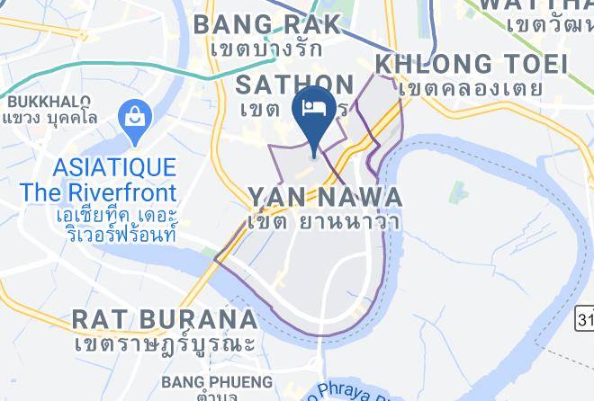 Yan Nawa District - Chatrium Residence Sathon Bangkok Maps