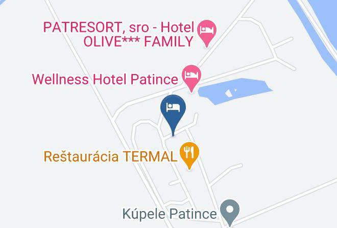 Komarno - Chaty Family Resort Maps