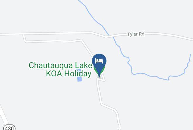 Chautauqua - Chautauqua Lake Koa Holiday Maps
