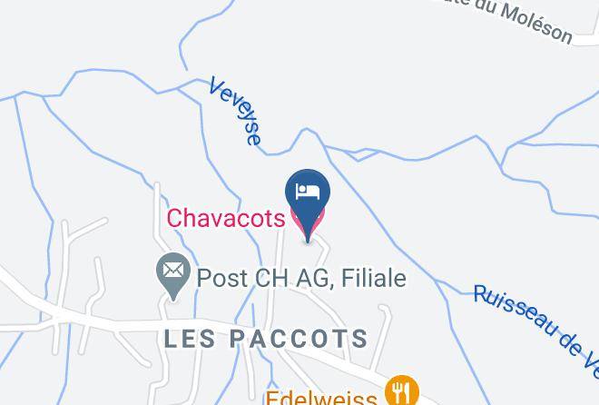La Veveyse - Chavacots Maps