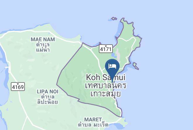 Amphoe Ko Samui - Chaweng Budget Hotel Maps