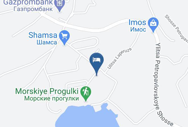Petropavlovsk Kamchatskiy - Chayka Gostinitsa Maps
