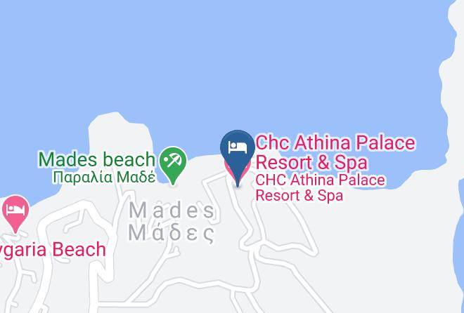 Chc Athina Palace Resort & Spa Map
