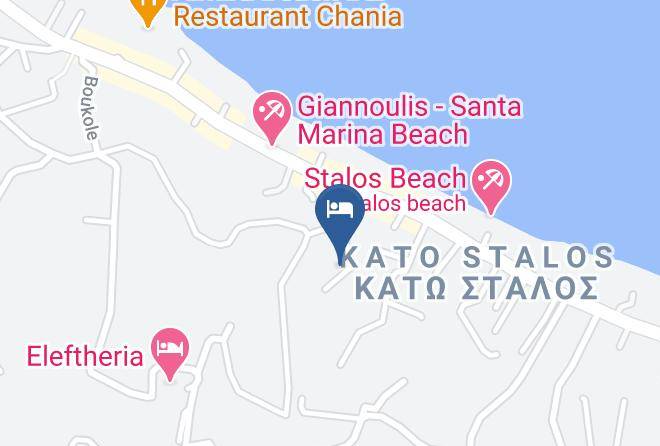 Khania - Chc Galini Sea View Maps