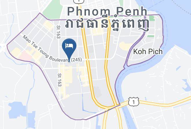 Chamkar Mon - Chea Rithy Heng Hotel & Ktv Maps