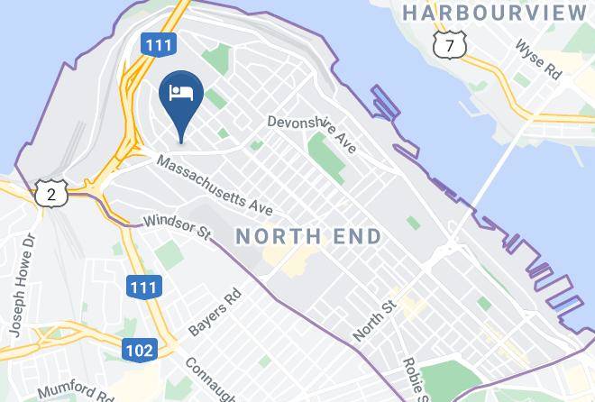 Chebucto Inn Map - Nova Scotia - Halifax