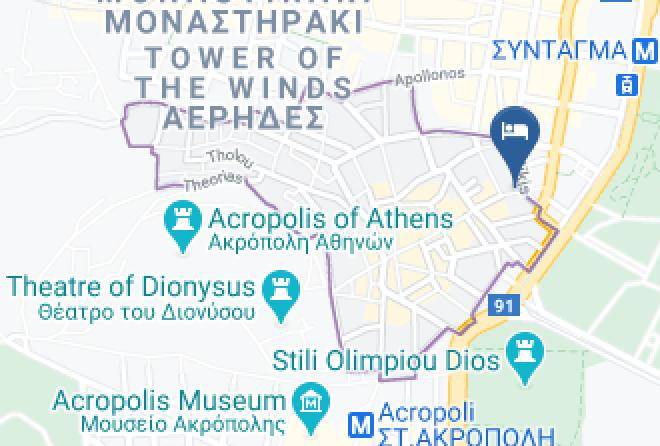 Central Athens - Check Point Down Town Maps