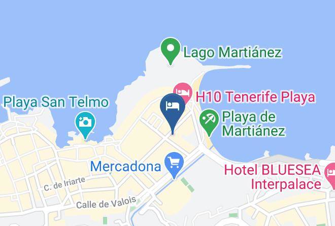 Santa Cruz De Tenerife - Hotel Checkin Concordia Playa Maps