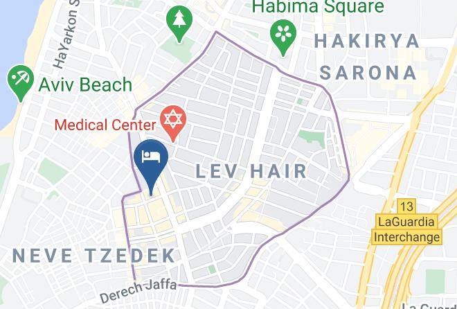 Tel Aviv Yafo - Chef Hostel Maps