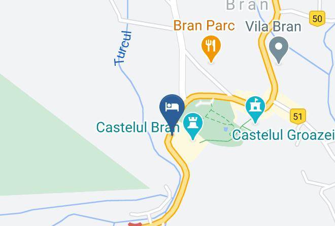 Bran - Cheile Castelului Maps