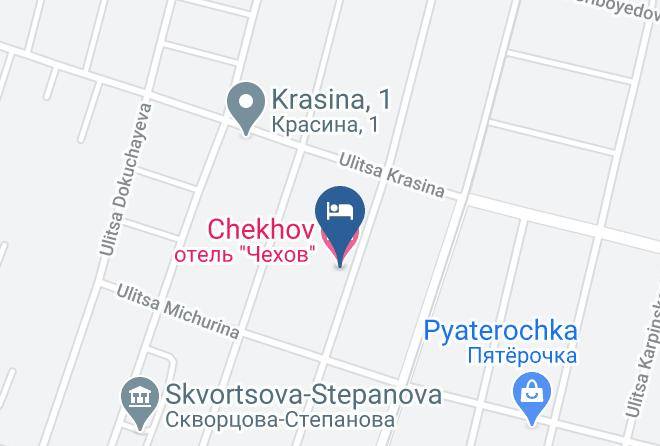Chekhov Hotel Map