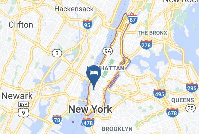 New York - Chelsea Morning B & Not B Maps