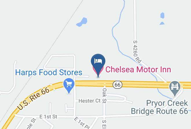 Rogers - Chelsea Motor Inn Maps