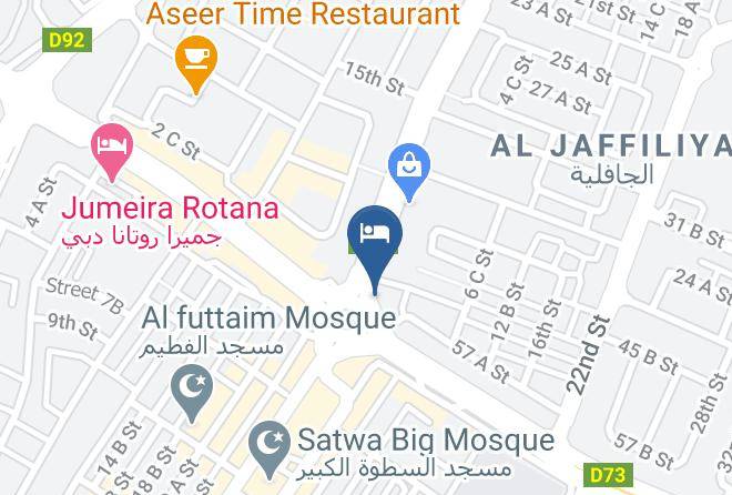 Dubai - Chelsea Plaza Hotel Dubai Maps