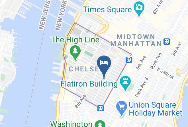 New York - Chelsea Savoy Hotel Maps