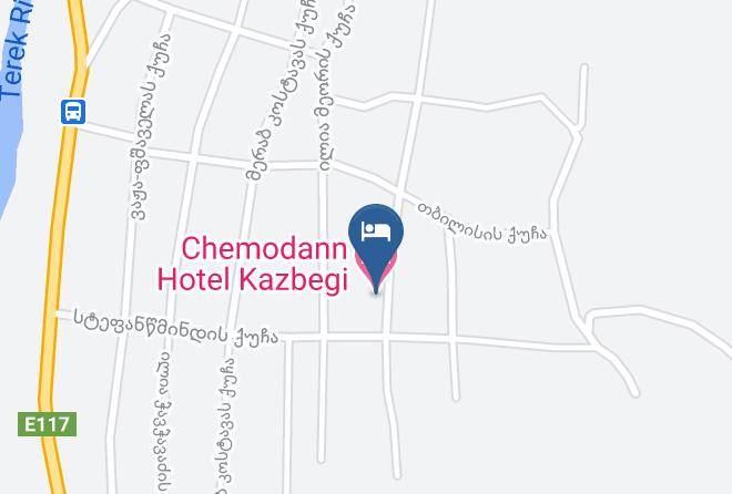 Georgia - Chemodann Hotel Kazbegi Maps